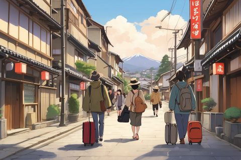 Viajeros en Kyoto