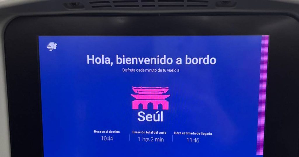 Destino a Seúl