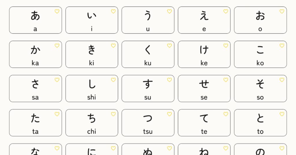Hiragana - App Doriru